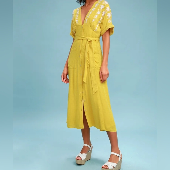 Free People Dresses & Skirts - Free people  Love to love you embroidered dress